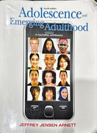 Adolescence and Emerging Adulthood — front cover