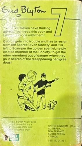 Go Ahead Secret Seven — back cover