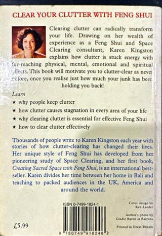 Clear Your Clutter with Feng Shui — back cover