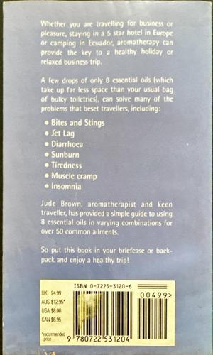 Aromatherapy for Travellers — back cover