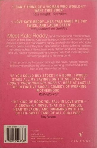 I Don't Know How She Does It — back cover