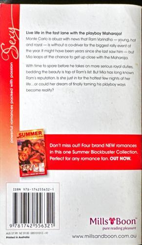 Maharaja's Mistress — back cover