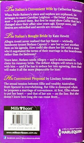 Convenient Brides — back cover