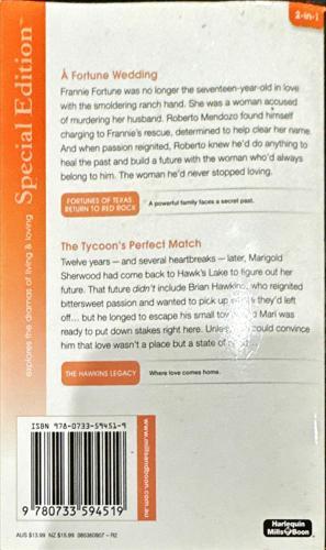 Special Edition: A Fortune Wedding / The Tycoon's Perfect Match — back cover