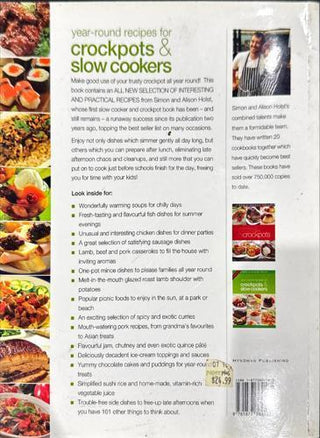 Year-Round Recipes for Crockpots & Slow Cookers — back cover