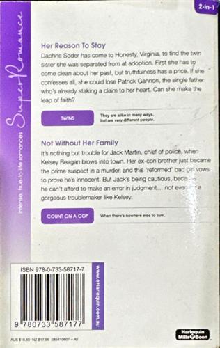 2-in-1 Super Romance: Her Reason To Stay / Not Without Her Family — back cover