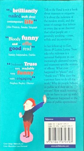 Talk to the Hand — back cover