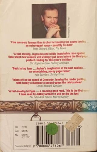 Honour Among Thieves — back cover