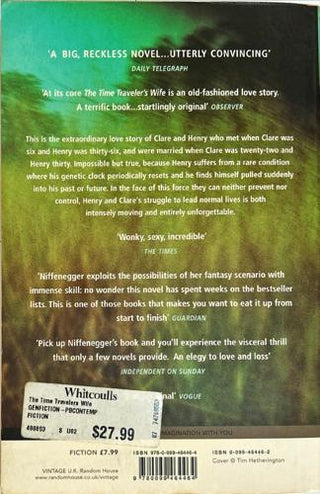 The Time Traveler's Wife — back cover