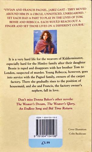 The Weaver's Daughter — back cover