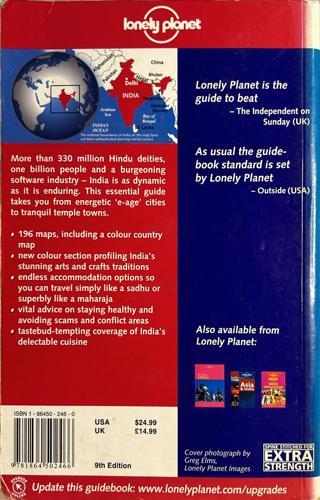 India — back cover