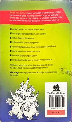 World's Best Humour — back cover