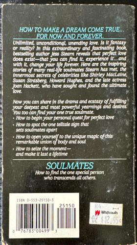 Soul Mates — back cover