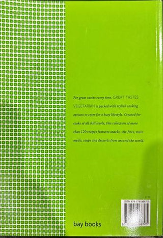 Vegetarian — back cover
