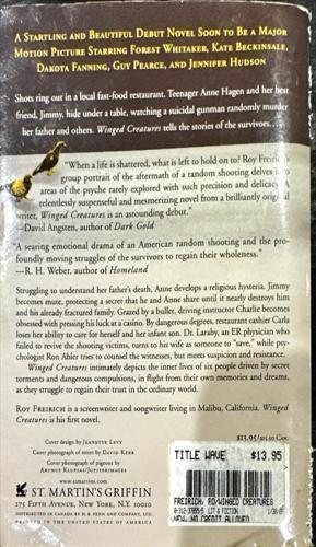 Winged Creatures — back cover