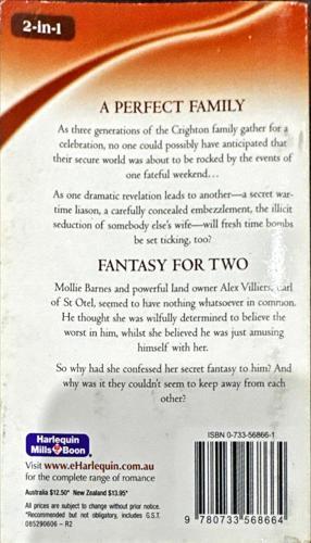 A Perfect Family / Fantasy for Two — back cover