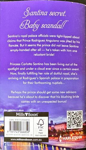 The Santina Crown — back cover