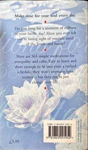 365 Meditations for Busy People — back cover