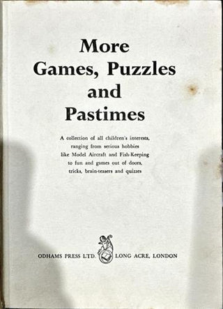 More Games, Puzzles and Pastimes — copyright page