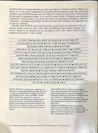 The Healing Power — back cover
