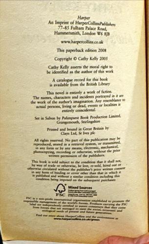 Always and Forever — copyright page