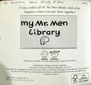 Mr. Silly — copyright page