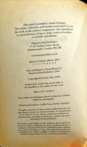 Beyond Indigo — copyright page