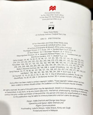 The Joburg Book — copyright page