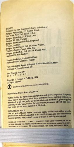 A Deadly Practice — copyright page