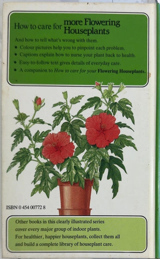 How to care for more Flowering Houseplants - By Tom Gough — back cover