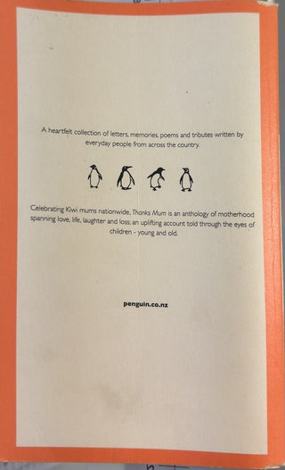 Thanks Mum — back cover