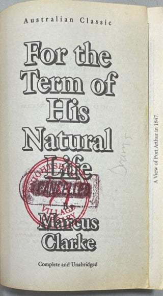 For the Term of His Natural Life - By Marcus Clarke — additional photo