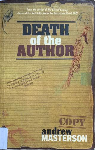 Death of the Author - By Andrew Masterson