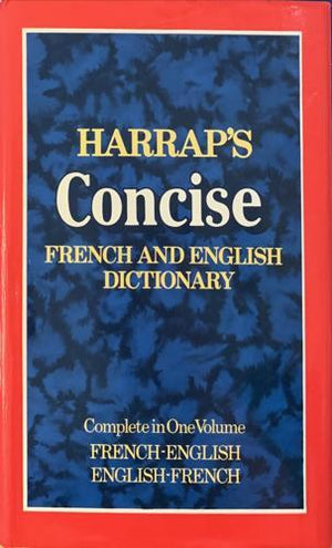 bookworms_Harrap's Concise French and English Dictionary_Patricia Forbes, Muriel Holland Smith
